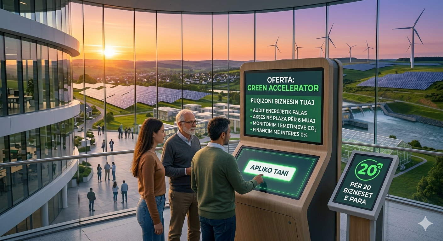Oferta “Green Accelerator”: Fuqizoni Biznesin Tuaj me Energjinë e së Ardhmes